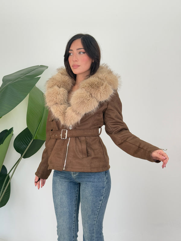 Giacca suede Daniela