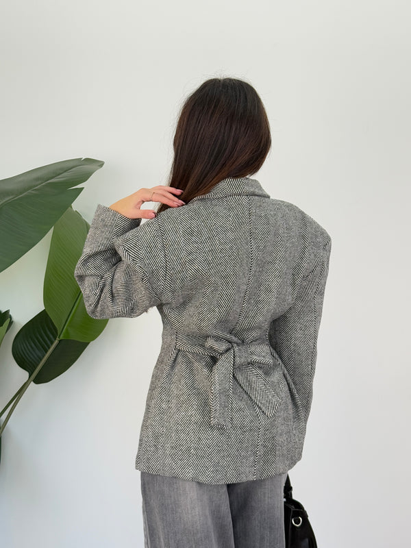 Giacca  spigata cintura