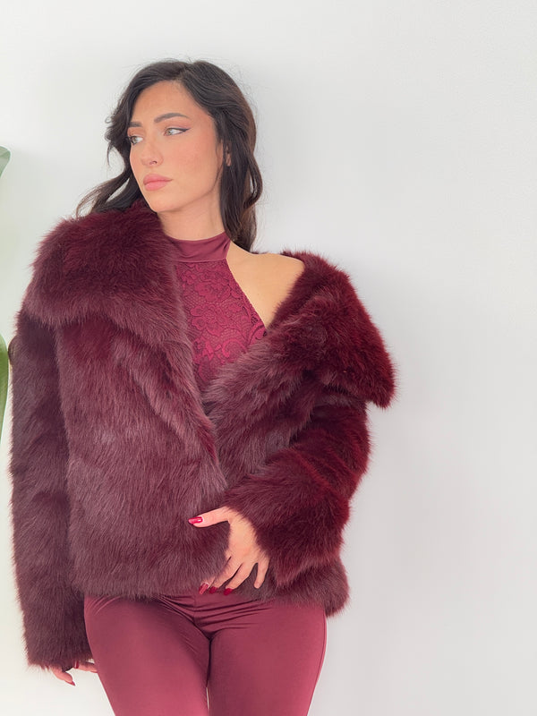 Pelliccia bordeaux