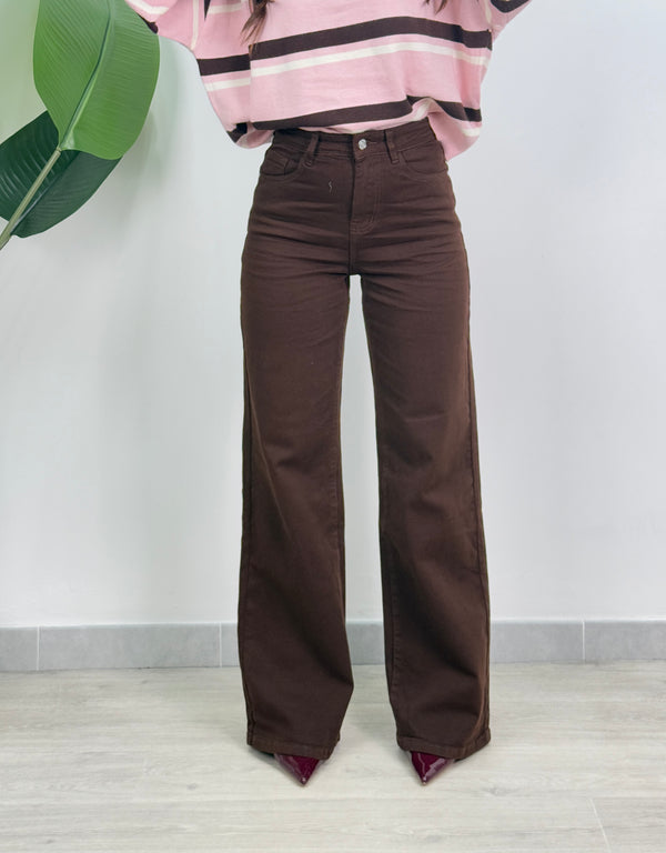 Jeans  palazzo brown