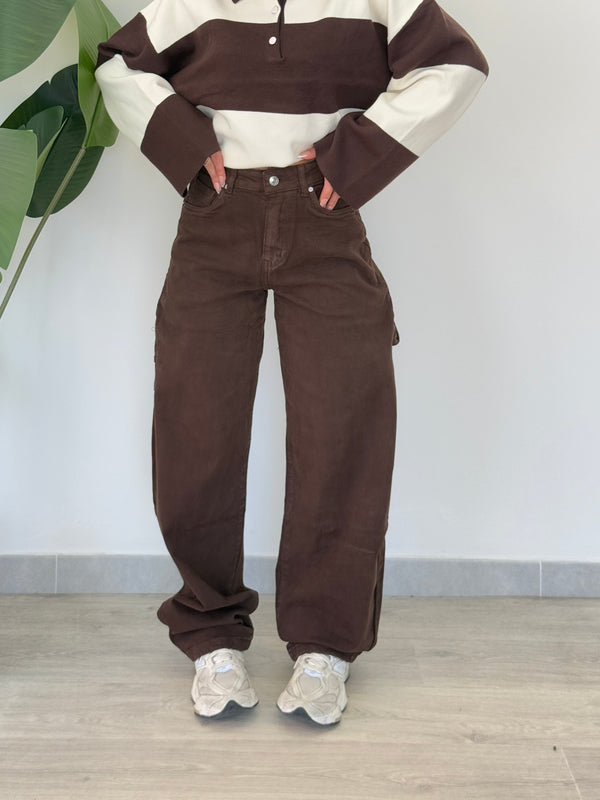 Jeans Ballon Choco 8948-26