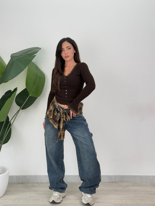 Jeans carpentier camicia